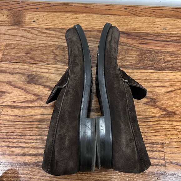 Tod’s Men’s Penny Loafer Shoes Slip On Suede Made In Italy Brown Size UK9.5 US11 - Picture 3 of 11